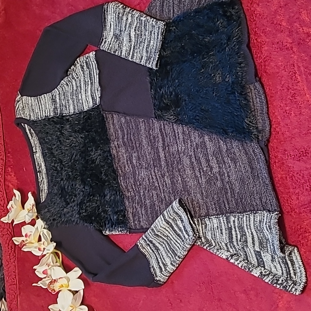 Macy's Eyelash & Knit Sweater - Picture 2 of 12